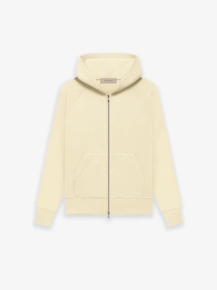 Essentials FW22 Kids Fullzip Hoodie Canary
