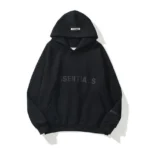 ESSENTIALS Black Oversize Hoodie