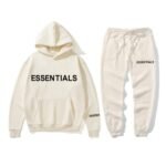 Essential Spring Hoodie Cream Tracksuit