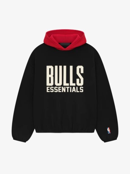Essentials Bulls Hoodie – Black