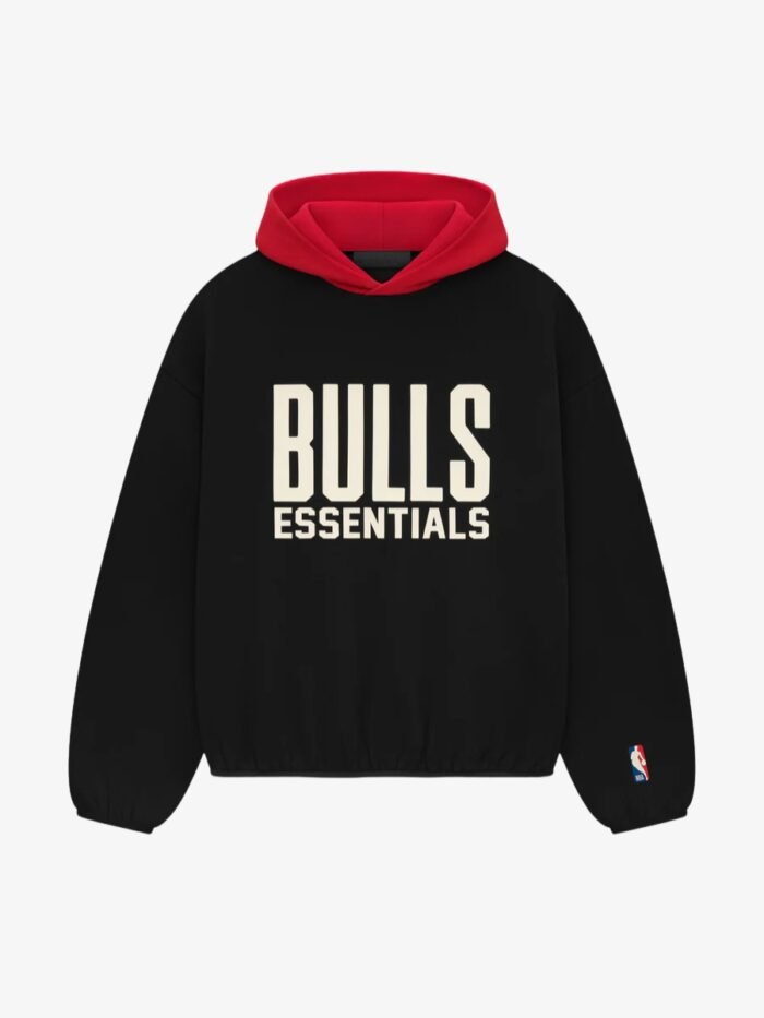 Essentials Bulls Hoodie – Black