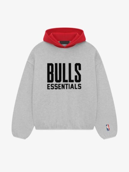 Essentials Bulls Hoodie – Grey