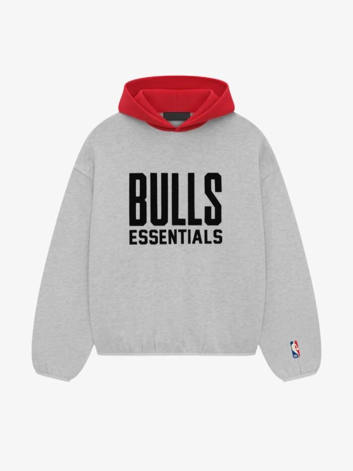 Essentials Bulls Hoodie – Grey