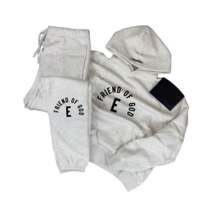 Friend Of God Essentials Gray Tracksuit