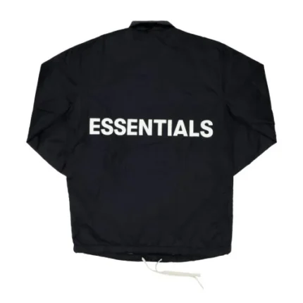 Fear of God Essentials Coach Jacket Black