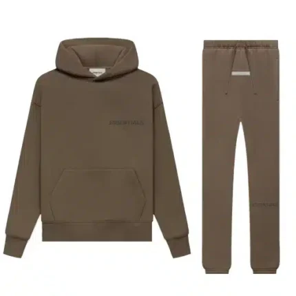 Fear of God Essentials Spring Dark Brown Tracksuit