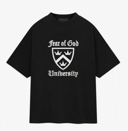 Essentials Fear Of God Heavy Crewneck Tee – Black