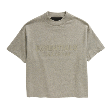 Essentials Kids’ Logo Crewneck Cotton Graphic T-Shirt